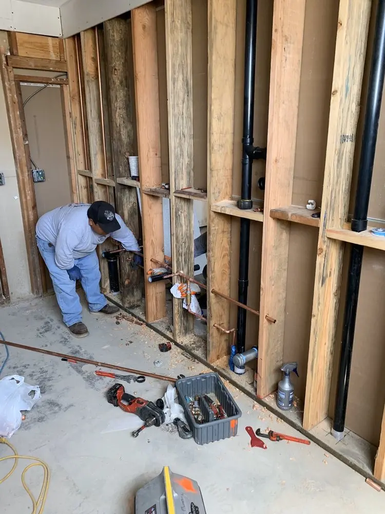 Commercial rough-in plumbing for Water Heater Replacement in Oakhurst